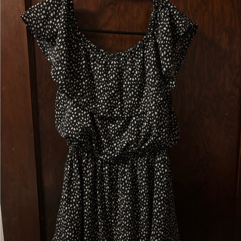 Love Black and White Romper